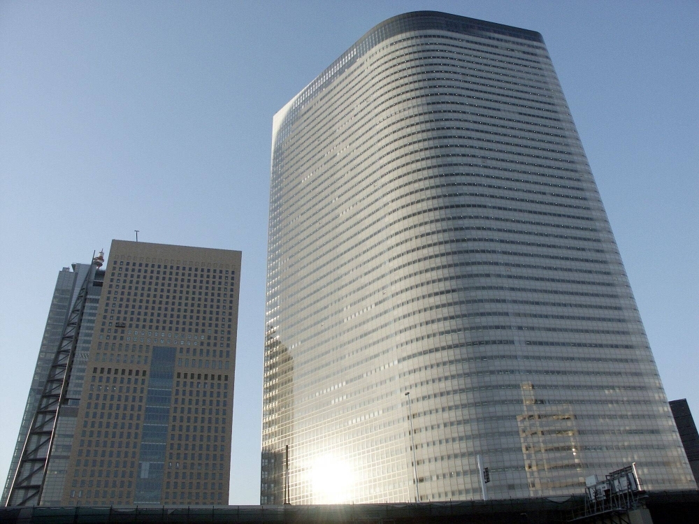 The Shiodome City Center building in Tokyo's Minato Ward