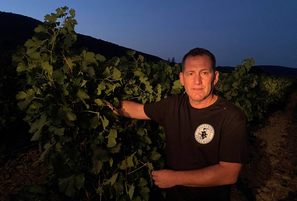 Jerome Volle, president of wine-making cooperative 