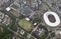 Tokyo's Meiji Jingu Gaien area, which includes two historic sports venues and an iconic tree-lined avenue in one of the city's greenest neighborhoods | Kyodo

