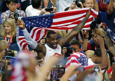 LeBron James last represented Team USA at the 2012 Summer Olympics in London, where he won his second gold medal.