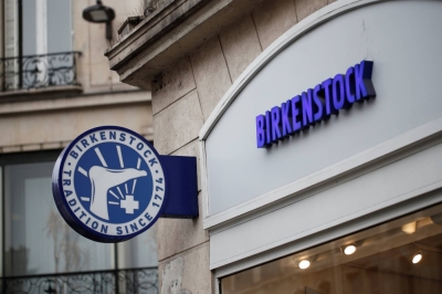 The Birkenstock logo in Paris