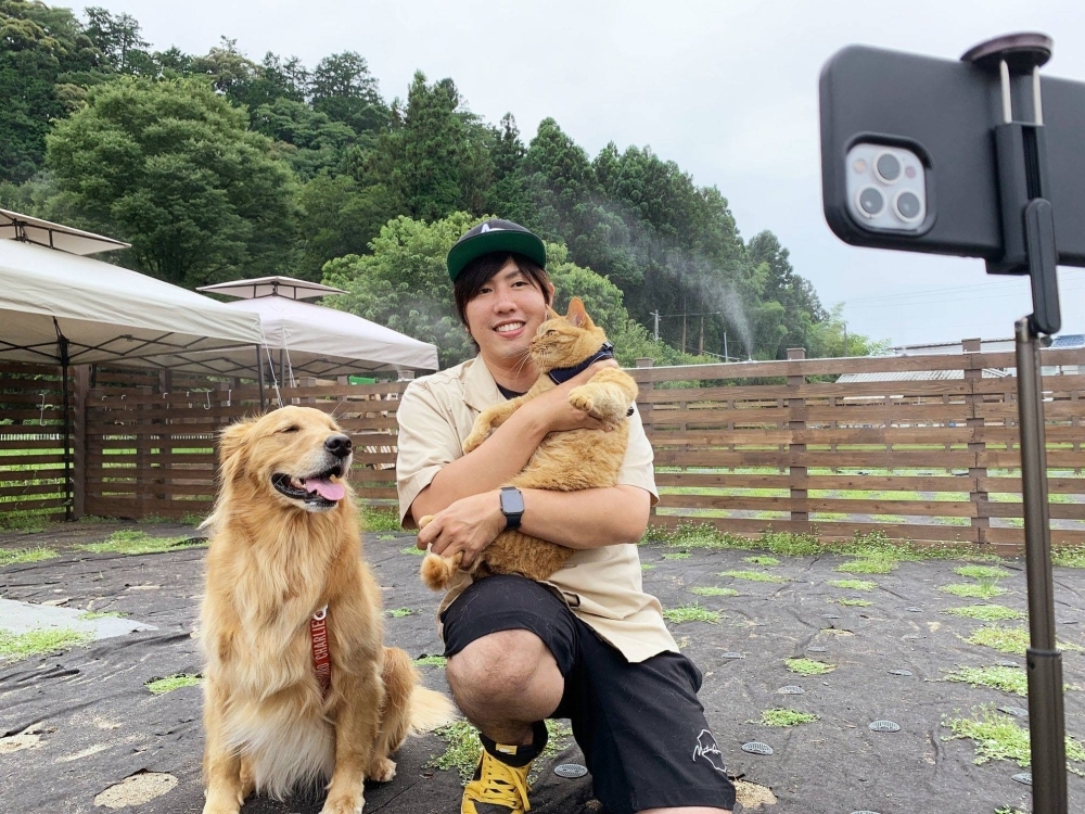 Yuji Okawa normally posts videos of his dog and cat to his YouTube channel, which a recent hack led to cryptocurrency and other scam uploads appearing on his account. 