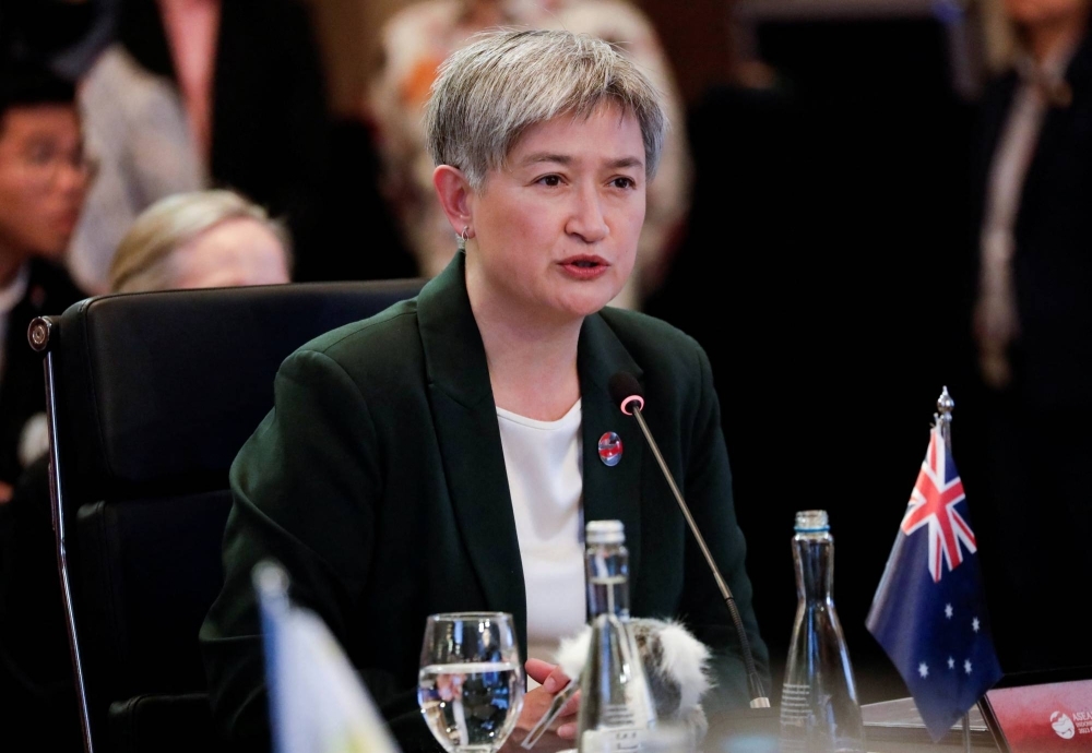 Australian Foreign Minister Penny Wong. A new partnership between Australia and Tuvalu will test a U.N. blueprint under which one rich nation takes responsibility for raising funds to enable a climate-vulnerable country to roll out measures to cope better with heat waves, floods, storms, droughts and rising seas.