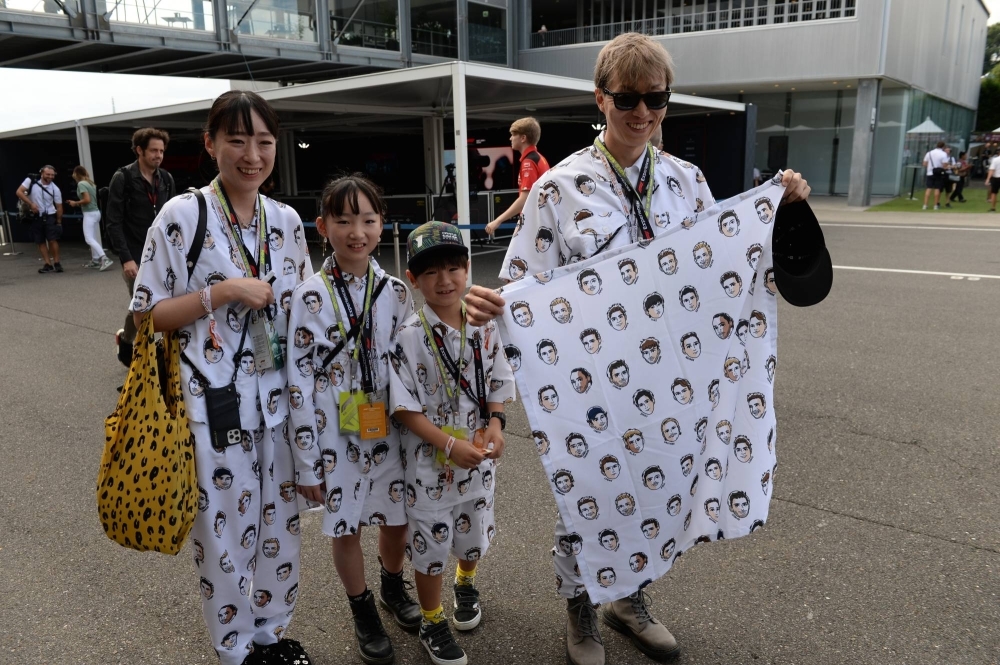 Fans at the Japanese Grand Prix are known for their creative outfits during race weekend.