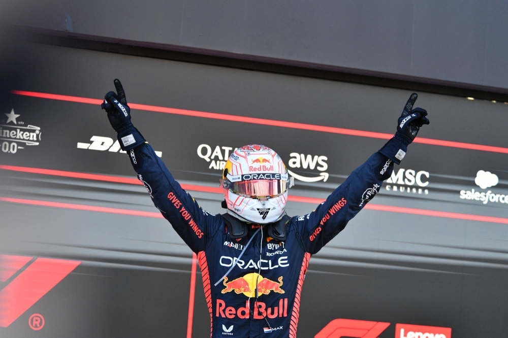 Sunday's win was Verstappen's 13th of the 2023 Formula One season.