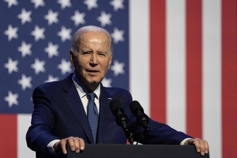 U.S. President Joe Biden at an event in Tempe, Arizona, on Thursday