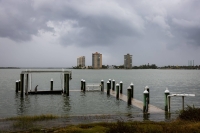 Fort Myers Beach during a high tide in Florida | Bloomberg