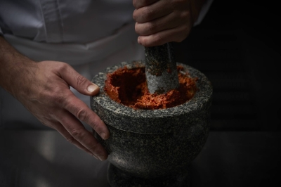 Ayatana's hand-pounded curry paste is just one example of what chef Bo Songvisava calls her revival of traditional Thai cuisine.
