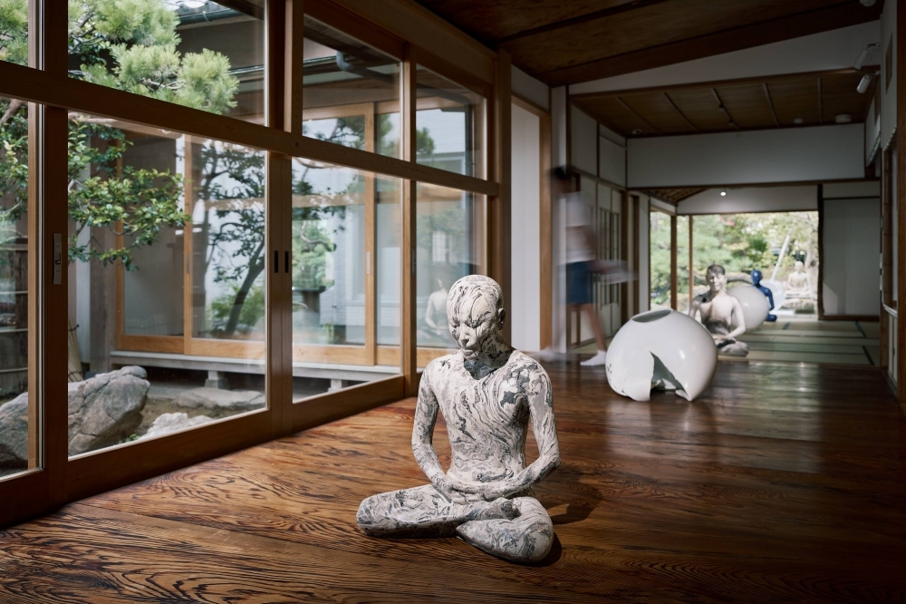 Takahiro Kondo’s meditative figures, made after the 2011 Tohoku earthquake and on display at the Rakusuitei Museum of Art, were cast from his own body to commemorate both the living and the dead.