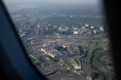 The Pentagon building in Arlington, Virginia