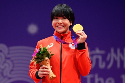 Freestyle wrestler Akari Fujinami earned one of Japan's 52 gold medals during this year's Asian Games in Hangzhou, China.
