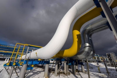 Gazprom's Power of Siberia pipeline in the Sakha Republic, Russia