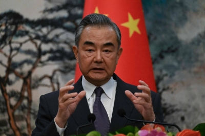Chinese Foreign Minister Wang Yi has told his Saudi Arabian counterpart that Israel's actions in Gaza have gone "beyond the scope of self-defense."