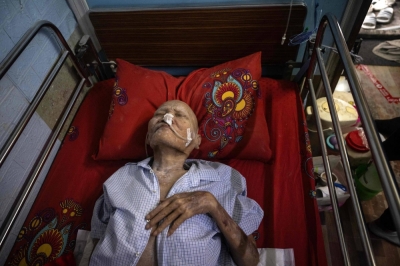 Suchart Kaewkhio, 75, is bedridden in his home in the Klong Toey slum in Bangkok. Thailand is one of the world's fastest graying societies, but the kingdom's economy, households, government coffers and rapidly shrinking workforce are ill-prepared.