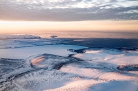 A landscape covered with ice in northern Greenland | Ritzau Scanpix / via AFP-Jiji