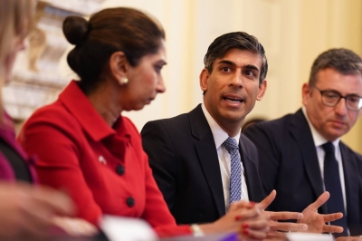 U.K. Prime Minister Rishi Sunak is pushing for nations to label artificial intelligence as capable of "catastrophic harm.”