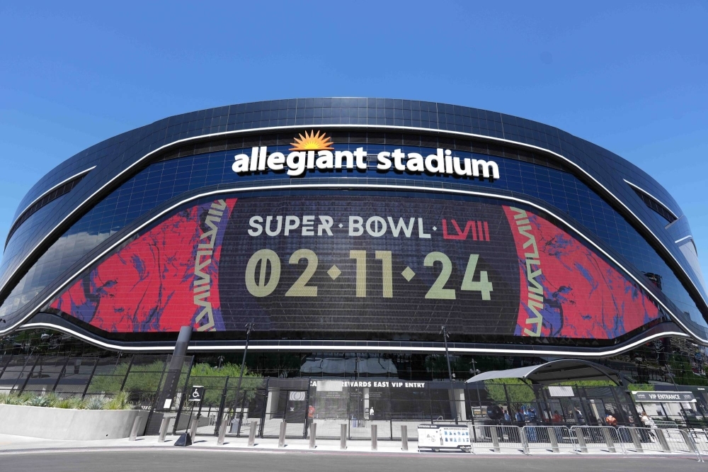 Super Bowl LVIII will take place at Allegiant Stadium in Paradise, Nevada, on Feb. 11, 2024. 