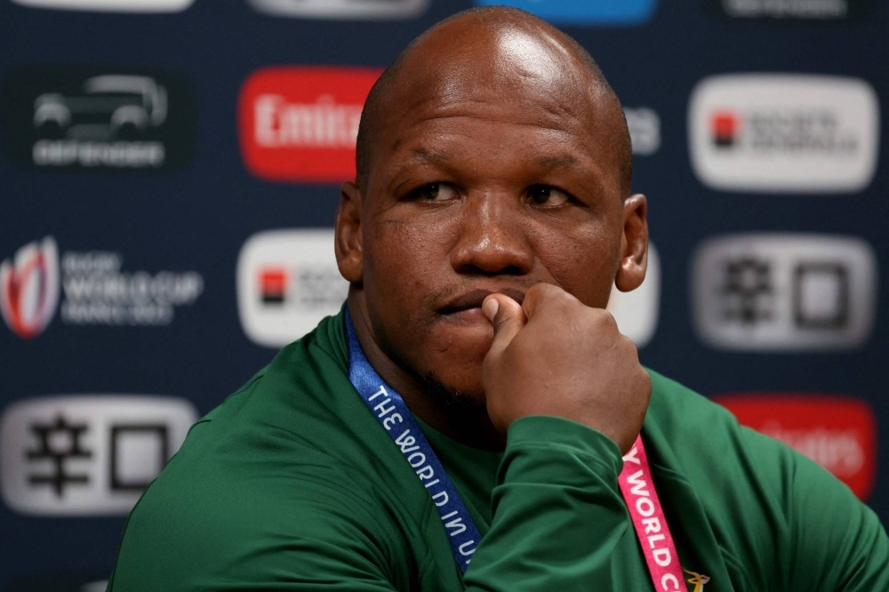 South Africa hooker Bongi Mbonambi has been accused of verbally abusing England's Tom Curry during a Rugby World Cup semifinal on Saturday.