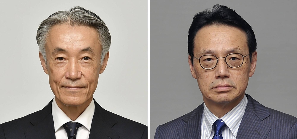 Japan on Tuesday named Shigeo Yamada (left) its new ambassador to the United States and tapped and former Foreign Ministry top bureaucrat Kenji Kanasugi to be its envoy to China.