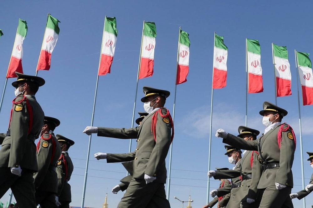 Iran holds its National Army Day parade in Tehran in April 2022.