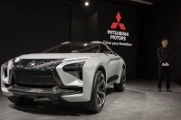 A Mitsubishi Motors e-Evolution concept SUV on display at the Beijing International Automotive Exhibition in April 2018 | Bloomberg