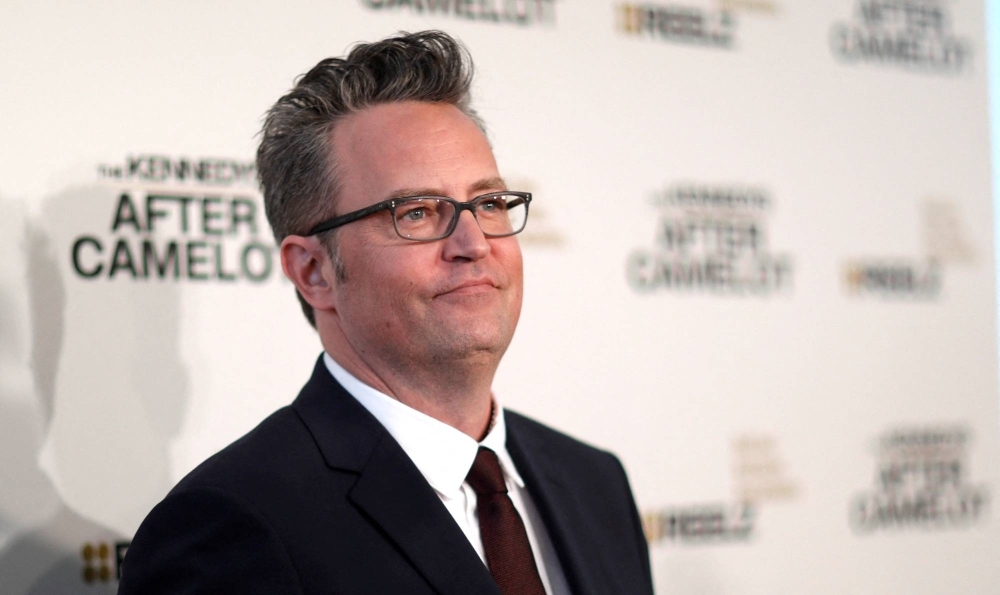 Matthew Perry at the premiere of "The Kennedys After Camelot" in Beverly Hills, California, in 2017