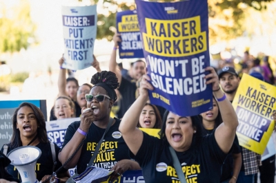 More than 75,000 Kaiser Permanente health care workers went on strike from Oct. 4 to 7 across the U.S.