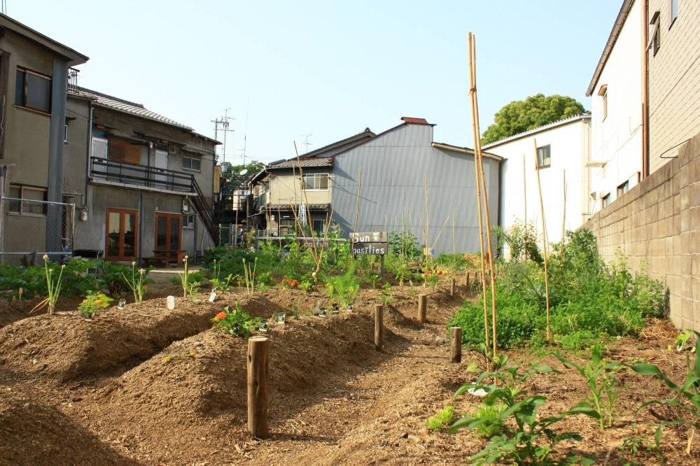 Minnanouen Kitakagaya allows people living in densely packed Osaka to rent small plots of land to grow just about whatever they like.