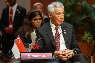 Singapore Prime Minister Lee Hsien Loong attends an Association of Southeast Asian Nations Summit in Jakarta in September. 