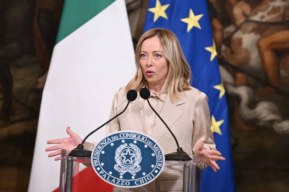 Italy Prime Minister Giorgia Meloni 