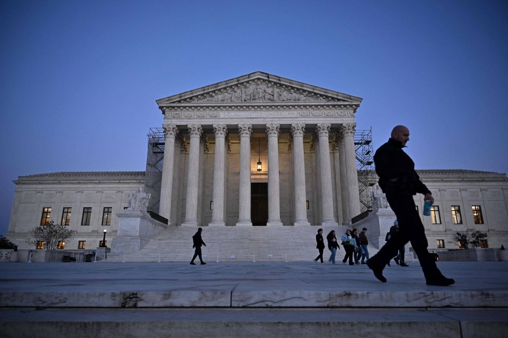 The U.S. Supreme Court in Washington. The court has unveiled an ethics code following a series of scandals over lavish gifts and luxury vacations received by some of its justices. 
