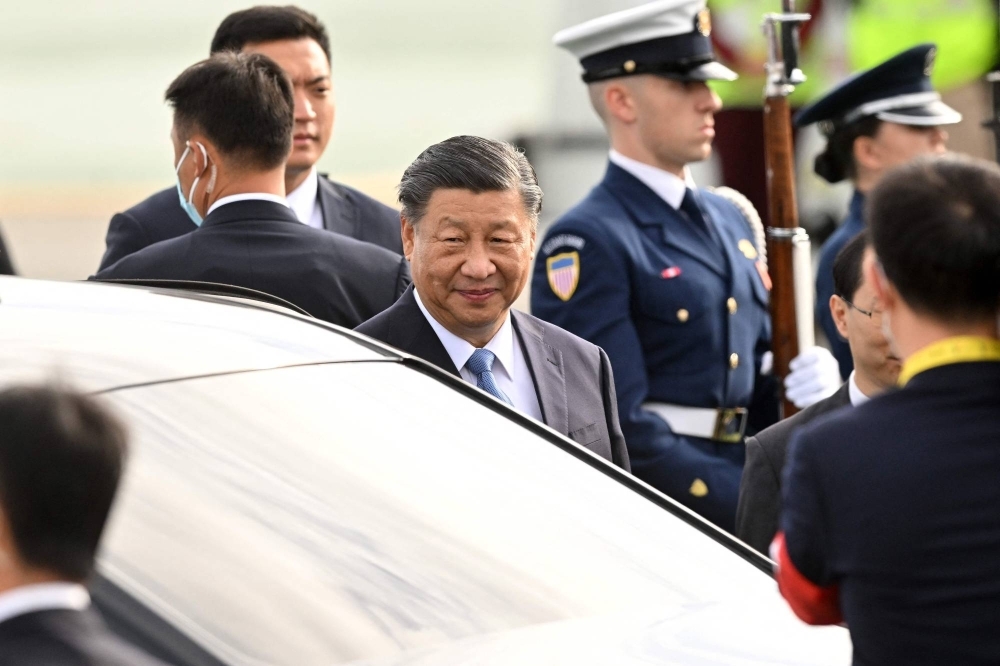 Chinese President Xi Jinping arrives in San Francisco on Tuesday to attend the Asia-Pacific Economic Cooperation leaders' week.