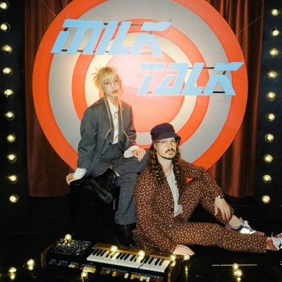 Milk Talk members Yuqi Shinohara (left), who goes by the moniker Q.i, and Miles Ungar officially started their electro-boogie project in 2019. 