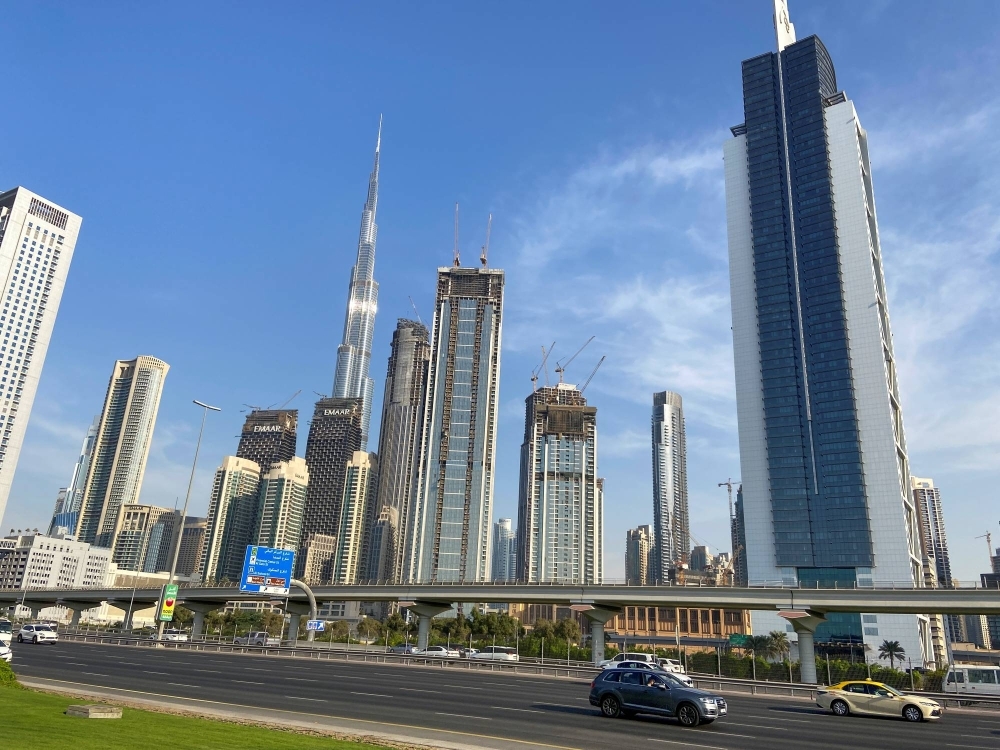 The Dubai skyline in December 2021