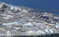 Tanks containing treated radioactive water at the Fukushima No. 1 nuclear power plant in Fukushima Prefecture in August | Kyodo