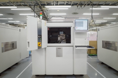 An Omron X-ray scanner VT-X750 at the company’s Ayabe Factory in Kyoto