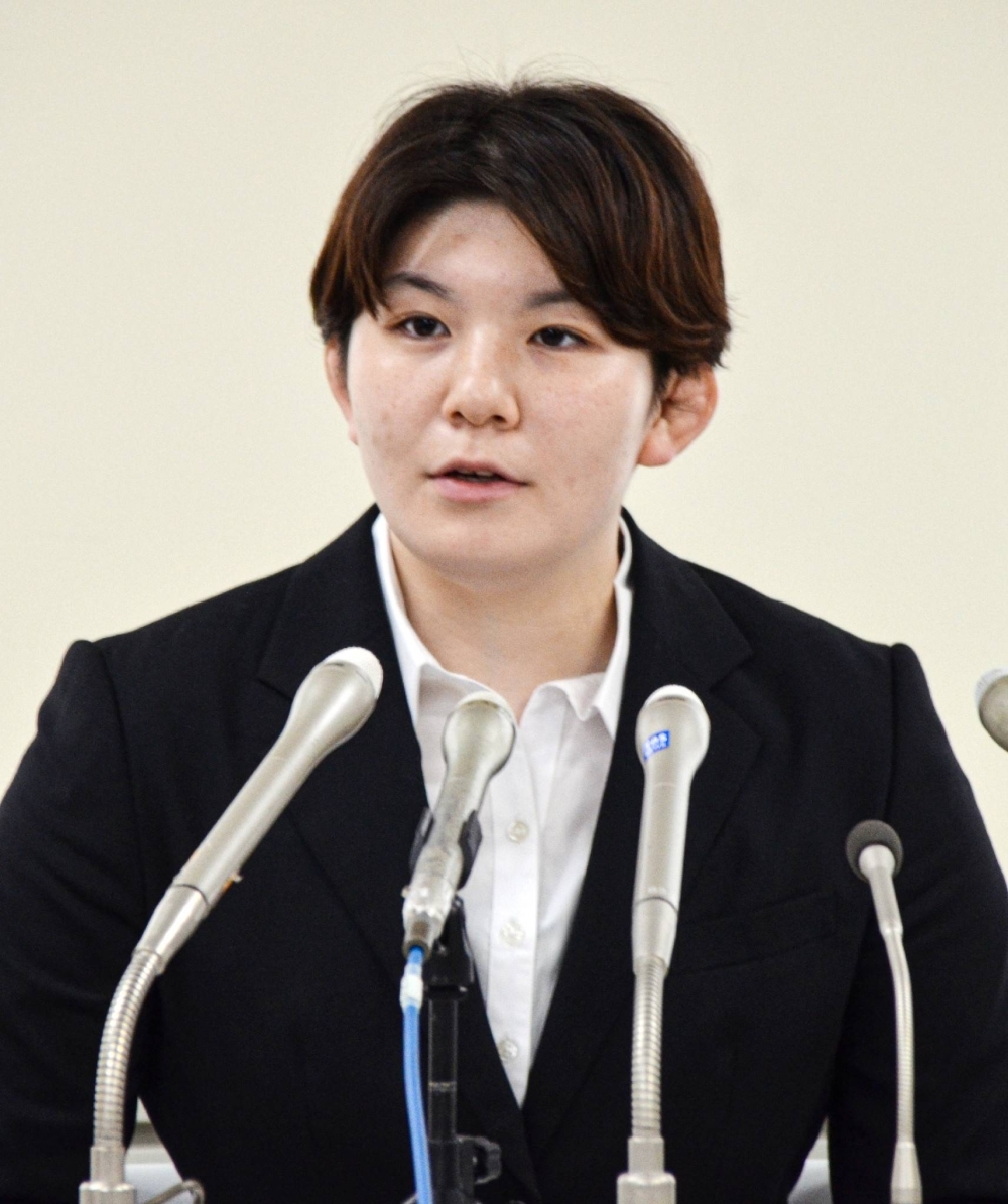 Former Self-Defense Forces member Rina Gonoi