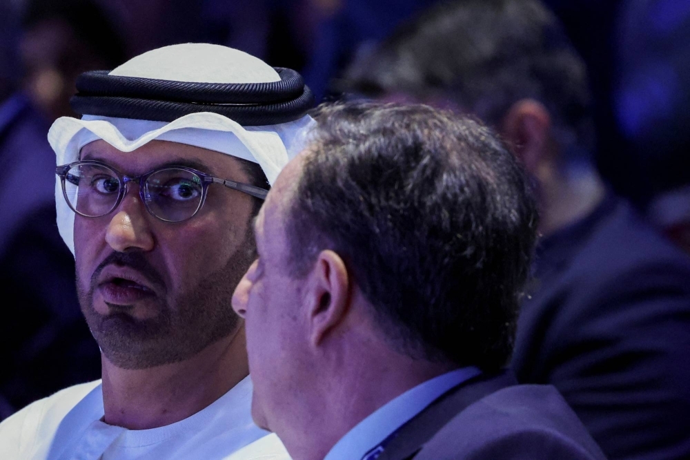 United Arab Emirates Minister of Industry and Advanced Technology and COP28 President Sultan Ahmed al-Jaber attends Abu Dhabi International Progressive Energy Congress on Oct. 2.