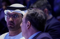 United Arab Emirates Minister of Industry and Advanced Technology and COP28 President Sultan Ahmed al-Jaber attends Abu Dhabi International Progressive Energy Congress on Oct. 2. | REUTERS