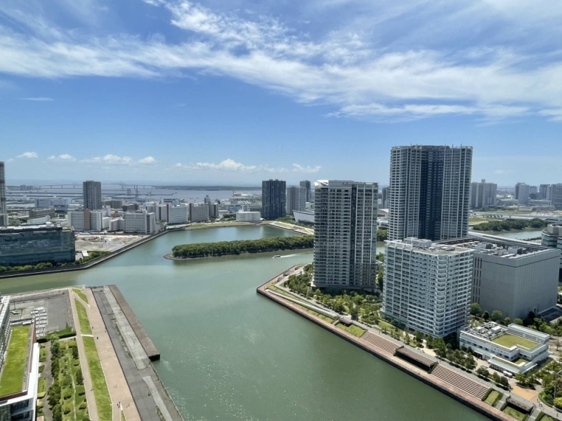 Toyosu, a reclaimed area and former industrial zone in the Tokyo Bay area, has become popular with a new wave of Chinese immigrants for its breathtaking views of the Tokyo skyline.