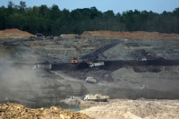 A coal mine in Indonesian Kalimantan in October. | Bloomberg