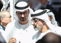 Sultan Al Jaber, the COP28 president and CEO of Abu Dhabi National Oil Co., at the Abu Dhabi International Petroleum Exhibition and Conference in October | Bloomberg