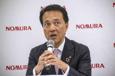Nomura Holdings CEO Kentaro Okuda in Tokyo in May