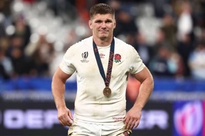  England's fly-half and captain Owen Farrell helped lead the team to a third-place finish at the Rugby World Cup. 
