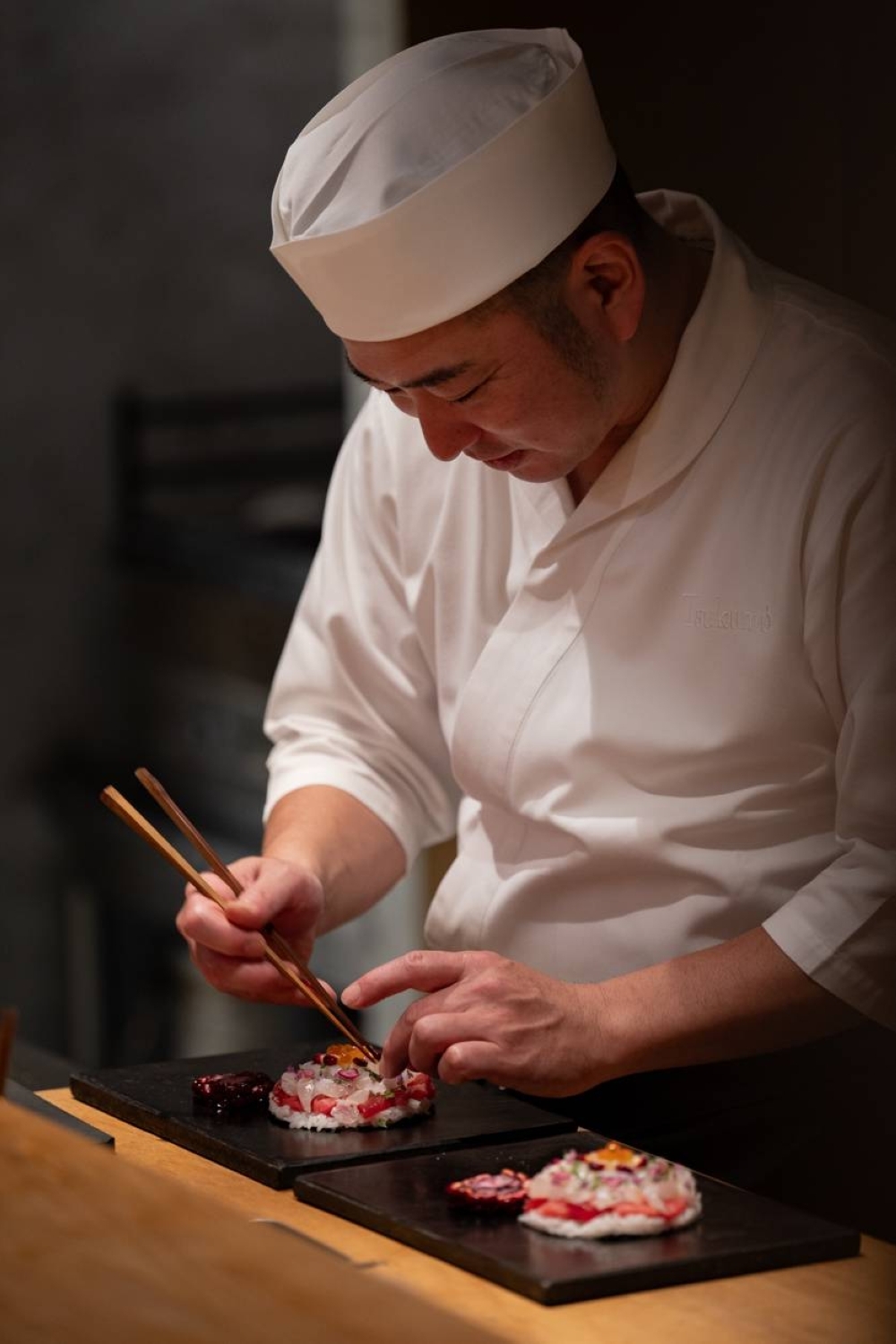 Chef Nishihara apprenticed for 10 years at Kyoto’s esteemed Kitcho Arashiyama and later spent six years abroad in New York and London.