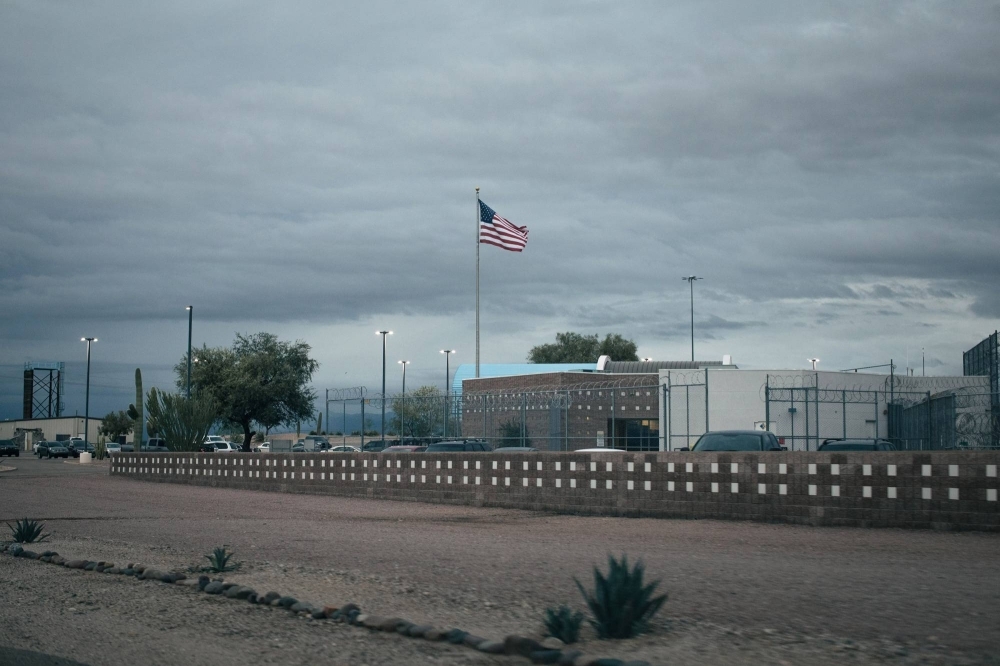 The Federal Correctional Institution in Tucson, Arizona, where Derek Chauvin was being held. An inmate has been charged with attempted murder for stabbing Chauvin 22 times last week. 