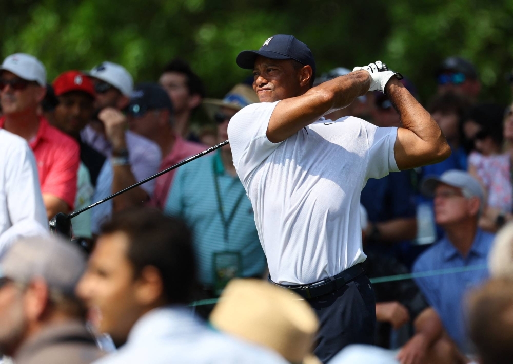 Tiger Woods hopes to play in one tournament each month in 2024. 