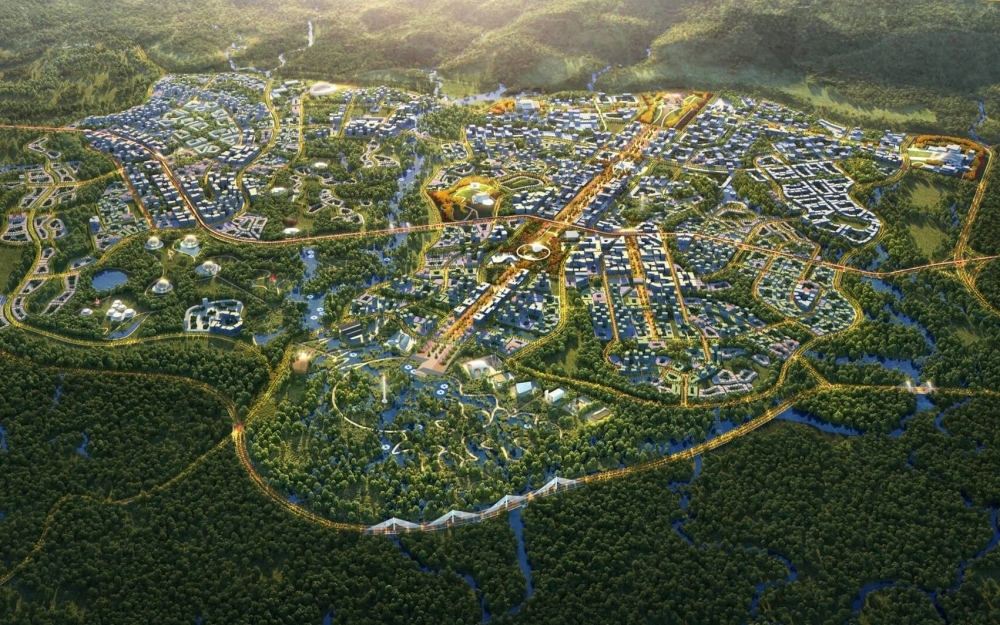 The newly built city of Nusantara is scheduled to become the capital of Indonesia in 2024 and aims to achieve net zero emissions by 2045.