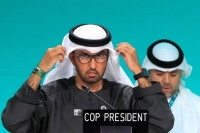 COP28 President Sultan Al Jaber in Dubai on Monday | REUTERS