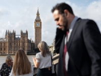 The Palace of Westminster in London. Russia's intelligence service has carried out a yearslong cyberattack campaign against high-profile politicians, public service staff members, journalists and others, the British government said on Dec. 7. | Sam Bush / The New York Times

